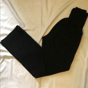 Black maternity slacks